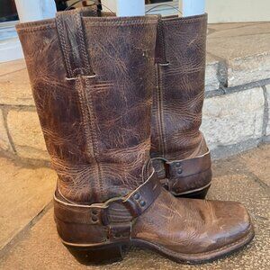 Vintage Frye Cowboy/Biker Harness/Motorcycle Boots